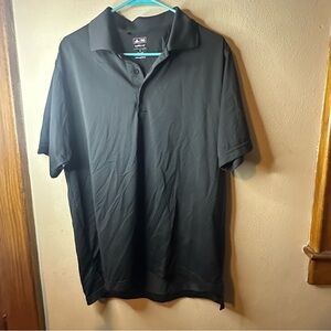 Men’s black Adidas climalite size medium golf polo shirt